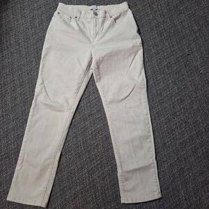 Banana Republic Off-White Girlfriend Jeans